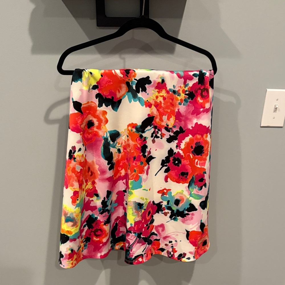 Floral Skirt with Vibrant Colors
